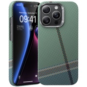 Чехол Benks ArmorAir PassionGreen для iPhone 15 Pro Max Магнитный Карбон (с MagSafe)