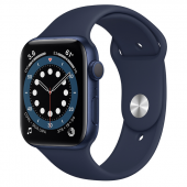 Apple Watch Sport 6 (44mm) Синий, Темный ультрамарин Ростест
