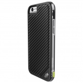 Чехол iPhone 6 Накладка X-Doria Defense Lux Black Carbon