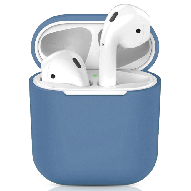 Чехол силиконовый для наушников Apple AirPods DF