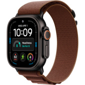 Apple Watch Ultra 4 (49mm) Черный титан, Alpine Loop, Бургунди (без RuStore)