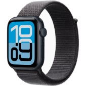 Apple Watch Sport SE 2025 (40mm) Алюминиевый корпус, Полуночный Черный, Sport Loop (без RuStore)