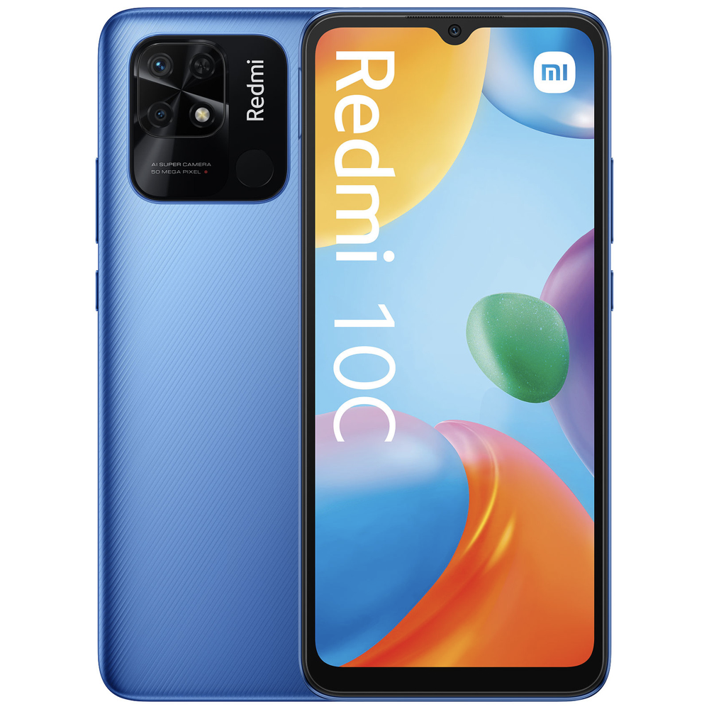 Redmi 10C 4/128 Gb Синий NFC - купить по выгодной цене в вашем городе или с  доставкой по РФ