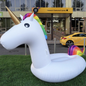 Плавательный матрас "Единорог большой"
