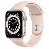 Apple Watch Sport 6 (40mm) Золото, Розовый Песок Ростест