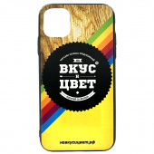 Чехол iPhone 11 Накладка Пластик с силиконовыми боками На Вкус и Цвет