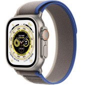Apple Watch Ultra (49mm) Корпус из Титана, браслет Trail Loop Сине-Серый