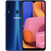 Samsung A20s (2019) 32 Gb Синий Ростест