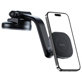 Автодержатель Benks CZ02 Pro Wireless Car Charger 15W (с функцией MagSafe) на присоске