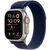 Apple Watch Ultra 2 2024 (49mm) Натуральный титан, Trail Loop, Синий 