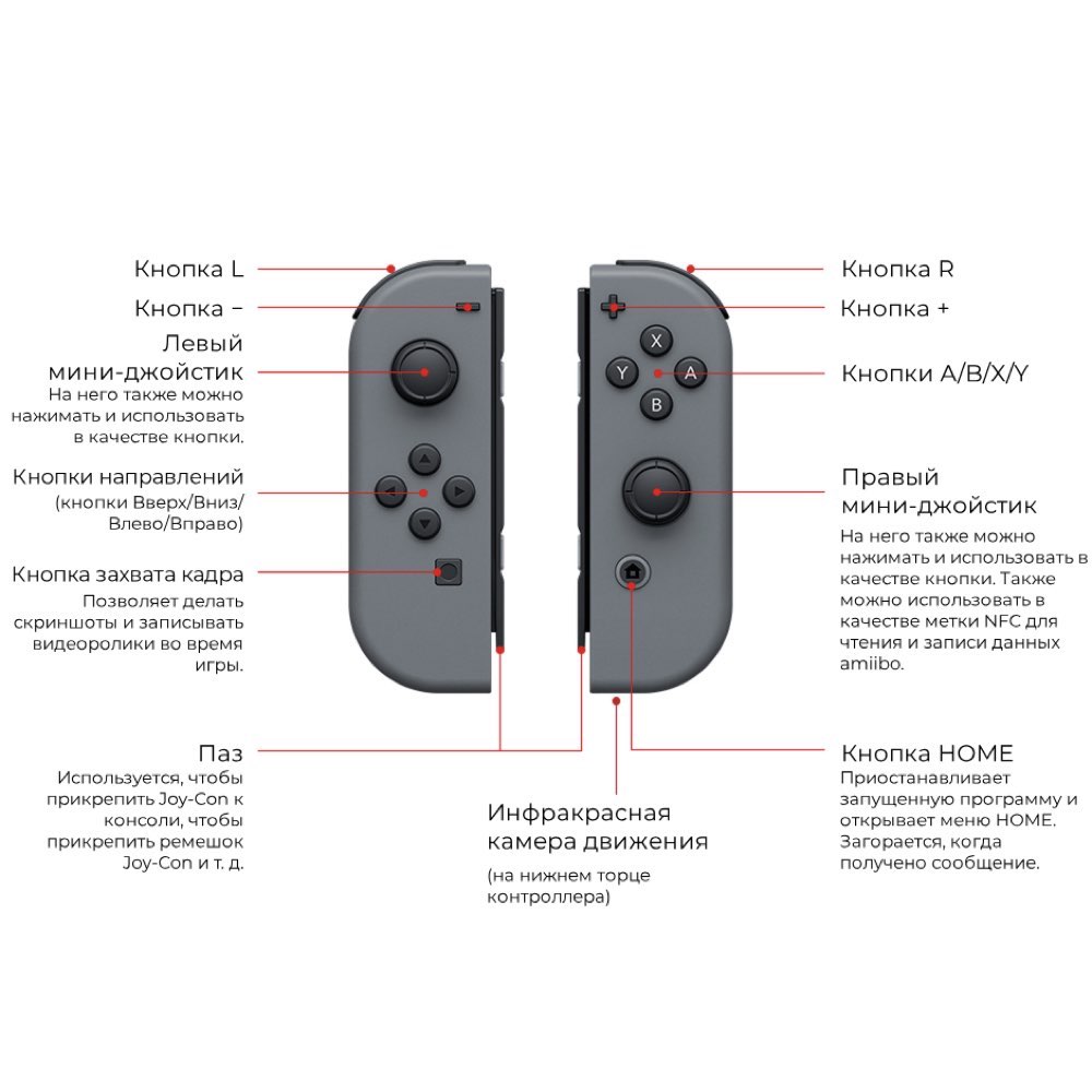 Игровая консоль Nintendo Switch Серый