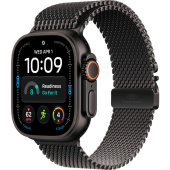 Apple Watch Ultra 4 (49mm) Черный титан, Milanese Loop, Черный (без RuStore)