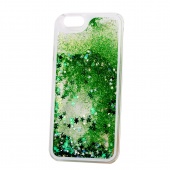 Чехол iPhone 6 Plus Накладка Пластик NVC Блестки в воде