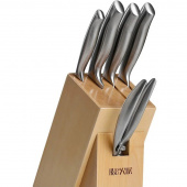 Набор ножей Xiaomi Huo Hou Nano Steel Knife Set с подставкой (5 предметов)