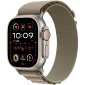 Apple Watch Ultra 2 (49mm) Корпус из Титана браслет Alpine Loop Оливковый