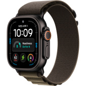 Apple Watch Ultra 4 (49mm) Черный титан, Alpine Loop, Темно-оливковый (без RuStore)