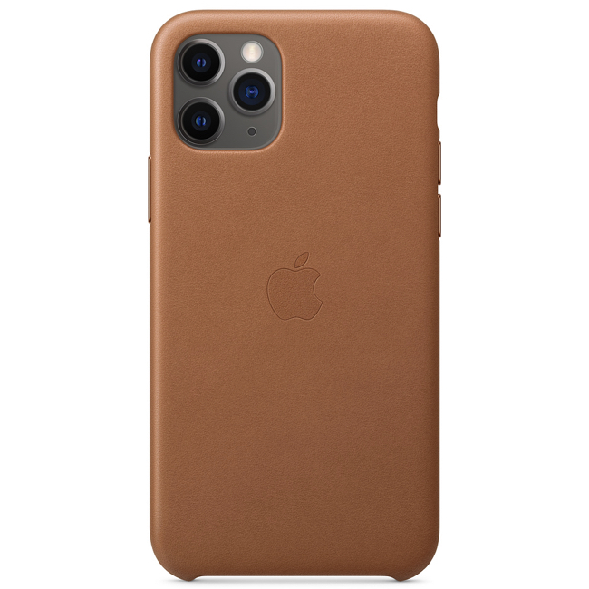 Чехол iPhone 11 Pro Max Накладка Leather Case