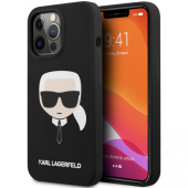 Чехол iPhone 13 Pro Накладка Силикон Karl Lagerfeld Liquid Silicone Karl's (с поддержкой Magsafe)