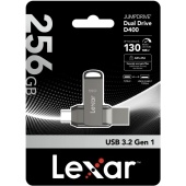 Флешка Lexar D400, USB + USB-C, 256 Gb