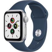 Apple Watch Sport SE (40mm) Серебристый, Синий омут