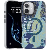 Чехол Benks MagClap City Series New York для iPhone 16 Plus (с MagSafe)