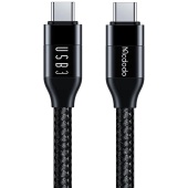 Кабель Mcdodo CA-713, USB-C → USB-C, USB3, 100 ватт, 10 Гбит, длина 2 м