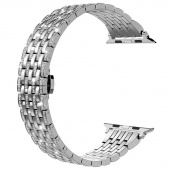 Браслет стальной Ashei Link Metal для Apple Watch 42, 44, 45mm