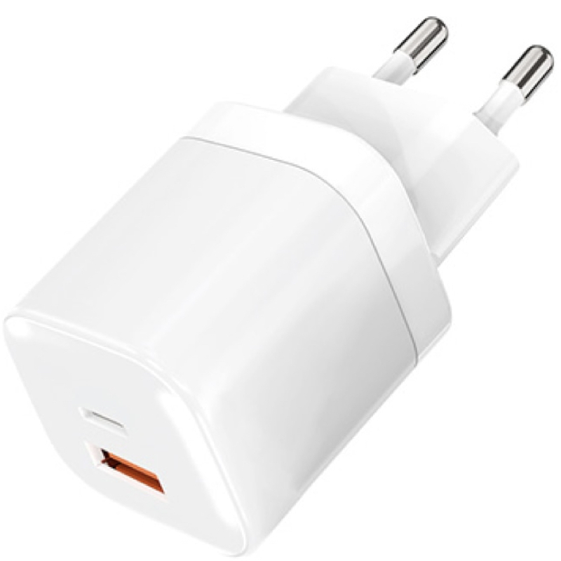 Сетевое ЗУ TFN USB-C + USB-A 20 ватт
