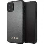 Чехол iPhone 11 Накладка Кожа Guess Iridescent Hard