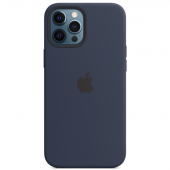 Чехол накладка Silicone Case для iPhone 12 Pro Max (с поддержкой MagSafe)