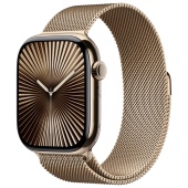 Apple Watch Series 10 (46mm) Натуральный титан, Milanese Loop