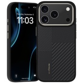 Кевларовый чехол Benks ArmorPro Montage для iPhone 17 Pro Max Магнитный Карбон (MagSafe)
