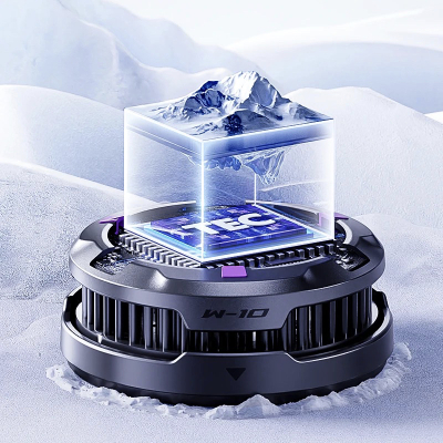 Беспроводная зарядка Benks MagClap Biliz Cooling, с охлаждением, MagSafe (Беспроводное зарядное устройство Benks Черный)