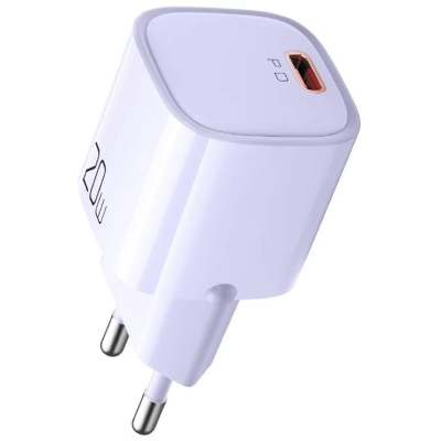Сетевое ЗУ Mcdodo CH-402, 20 ватт, 1 выход: USB-C (Сетевое ЗУ Mcdodo Сиреневый)