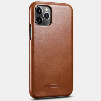 Чехол iPhone 11 Pro Max Книжка Боковая Кожзам iCarer (iPhone 11 Pro Max Книжка Боковая iCarer Коричневый)