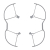 Защита пропеллеров для DJI Mavic Air 2, Propeller Guard Защита пропеллеров для DJI Mavic Air 2, Propeller Guard