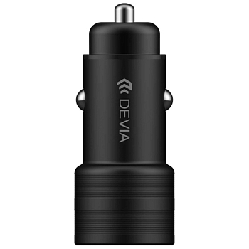 Автомобильное ЗУ Универсальный 2 USB Выход Devia Traveller Series QC3.0 (18W)