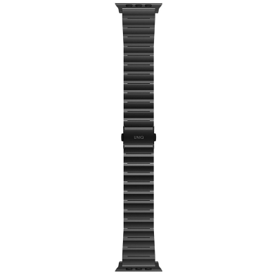 Браслет стальной Uniq Strova для Apple Watch 42, 44, 45mm (Браслет стальной Uniq Черный)
