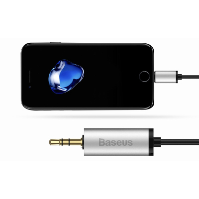 Аудио кабель Baseus Enjoy Series AUX 3,5мм - Lightning (120cм) (Аудио Кабель Baseus AUX Черный)