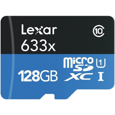 Флешка Lexar High-Performance, Micro SDXC, 128 Gb (Флешка Lexar 128 Gb)