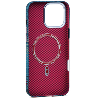 Чехол Luxo Carbon Series для iPhone 16 Pro Max Магнитный (с MagSafe) (Чехол Luxo S18)
