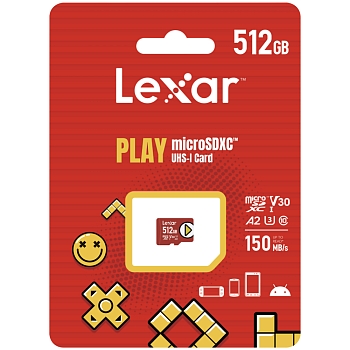 Флеш карта Micro SDXC Lexar LMSPLAY 512 Gb