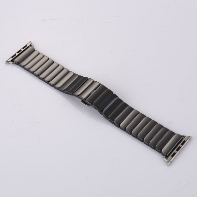 Браслет керамический Ceramics для Apple Watch 38, 40, 41mm (Браслет Apple Watch Керамика Черный)