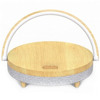 Умная колонка EZVALO Wireless Charger Music Lamp Wood (LYYD01)