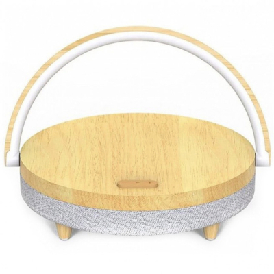 Умная колонка EZVALO Wireless Charger Music Lamp Wood (LYYD01) (Умная колонка Xiaomi Дерево)
