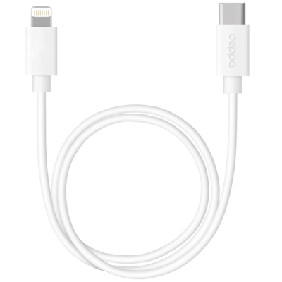 Кабель Deppa 72236, USB-C → Lightning, длина 1.2 м (Кабель Deppa Белый)