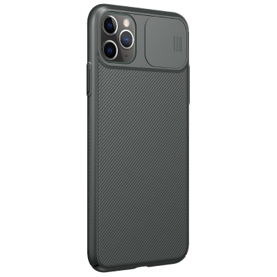 Чехол iPhone 11 Pro Накладка Пластик Nillkin CamShield Case (iPhone 11 Pro Накладка Темно-зеленый)