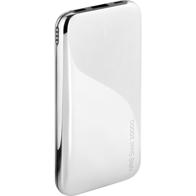 Внешний аккумулятор Deppa NRG Steel 10000 mAh (Батарея Deppa Серебро)