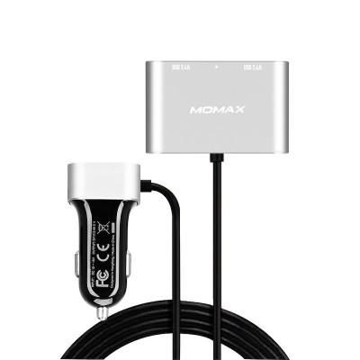 Автомобильное ЗУ Универсальный 4 USB Выход Momax UC6 9.6A (Автомобильное ЗУ Momax Silver)