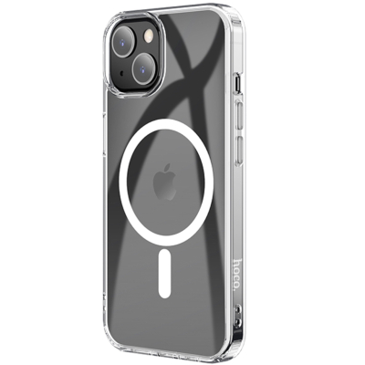Чехол накладка Hoco для iPhone 14 (с поддержкой MagSafe) (iPhone 14 Накладка Прозрачный)